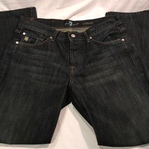 7 For All Mankind men’s relaxed distressed 34x31